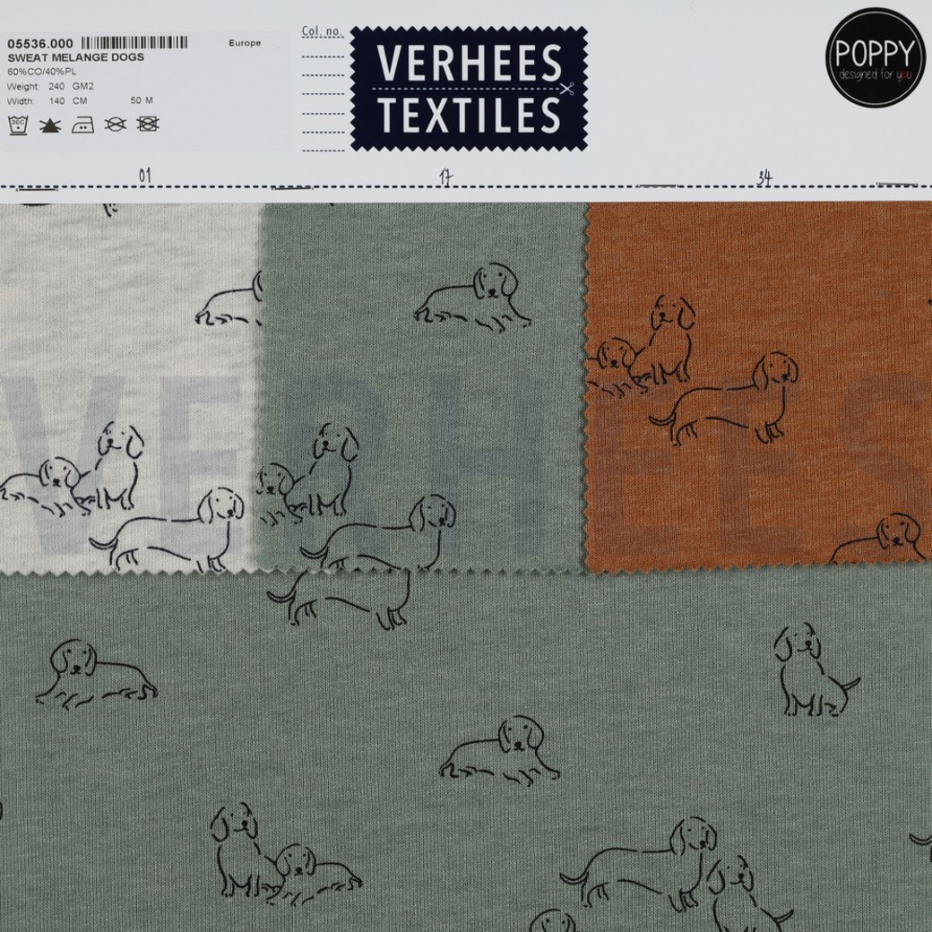 SWEAT MELANGE DOGS CAMEL MELANGE #4