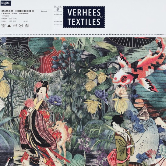 CANVAS DIGITAL ORIENTAL EMERALD #7