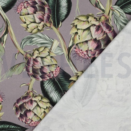 CANVAS DIGITAL ARTICHOKES LAVENDER #7