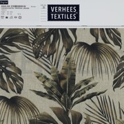 CANVAS DIGITAL TROPICAL LEAVES LINEN (thumbnail) #4