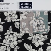 CANVAS DIGITAL FLOWERS DARK MINT (thumbnail) #4