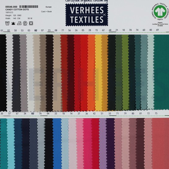 CANDY COTTON GOTS ROSE #7