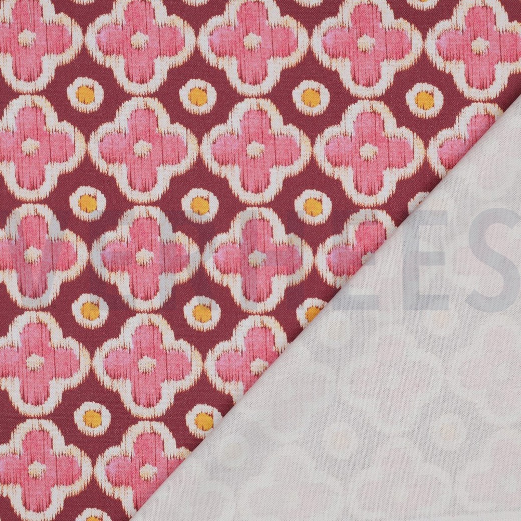 CANVAS DIGITAL ABSTRACT BORDEAUX #4