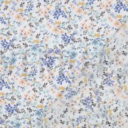 COTTON VOILE DIGITAL FLOWERS BLUE (thumbnail) #4