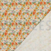 LINEN VISCOSE CRÊPE DIGITAL FLOWERS YELLOW (thumbnail) #4