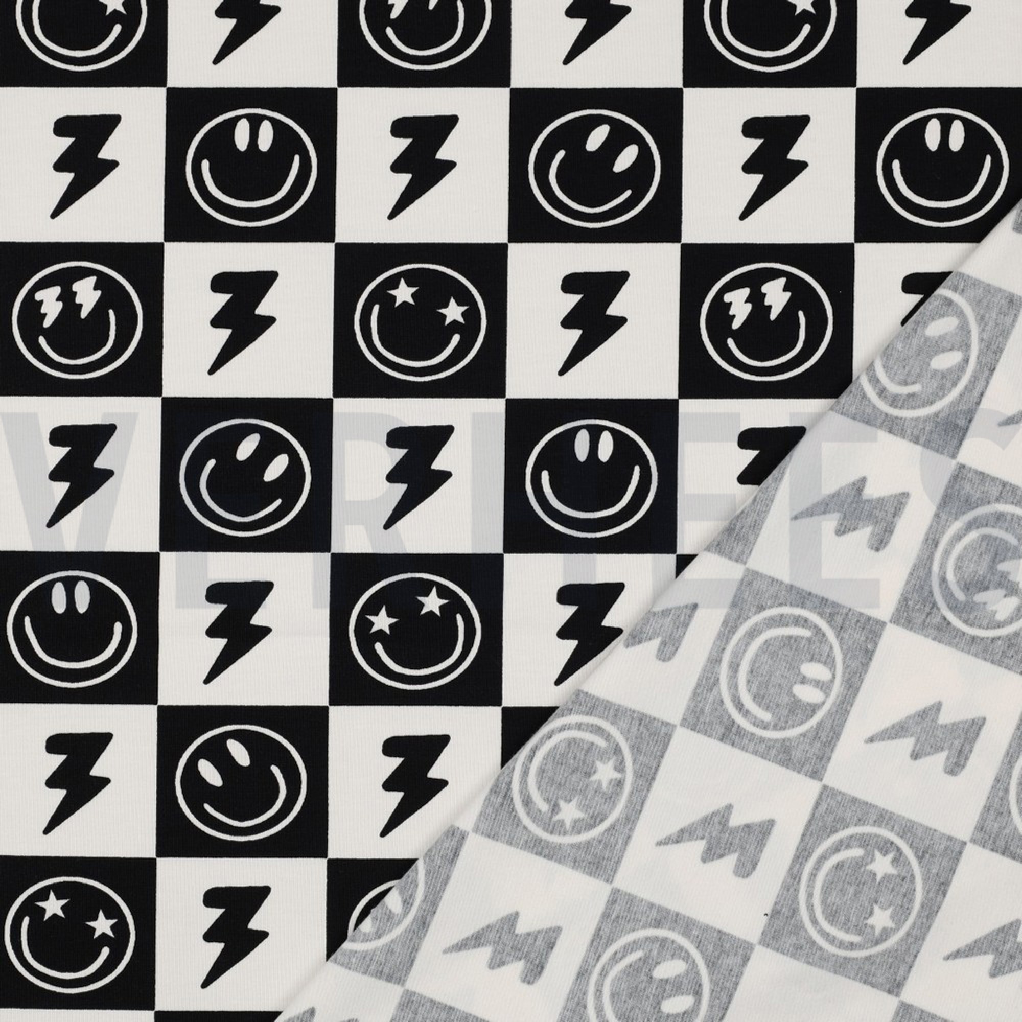 JERSEY HAPPY FACES BLACK (high resolution) #4