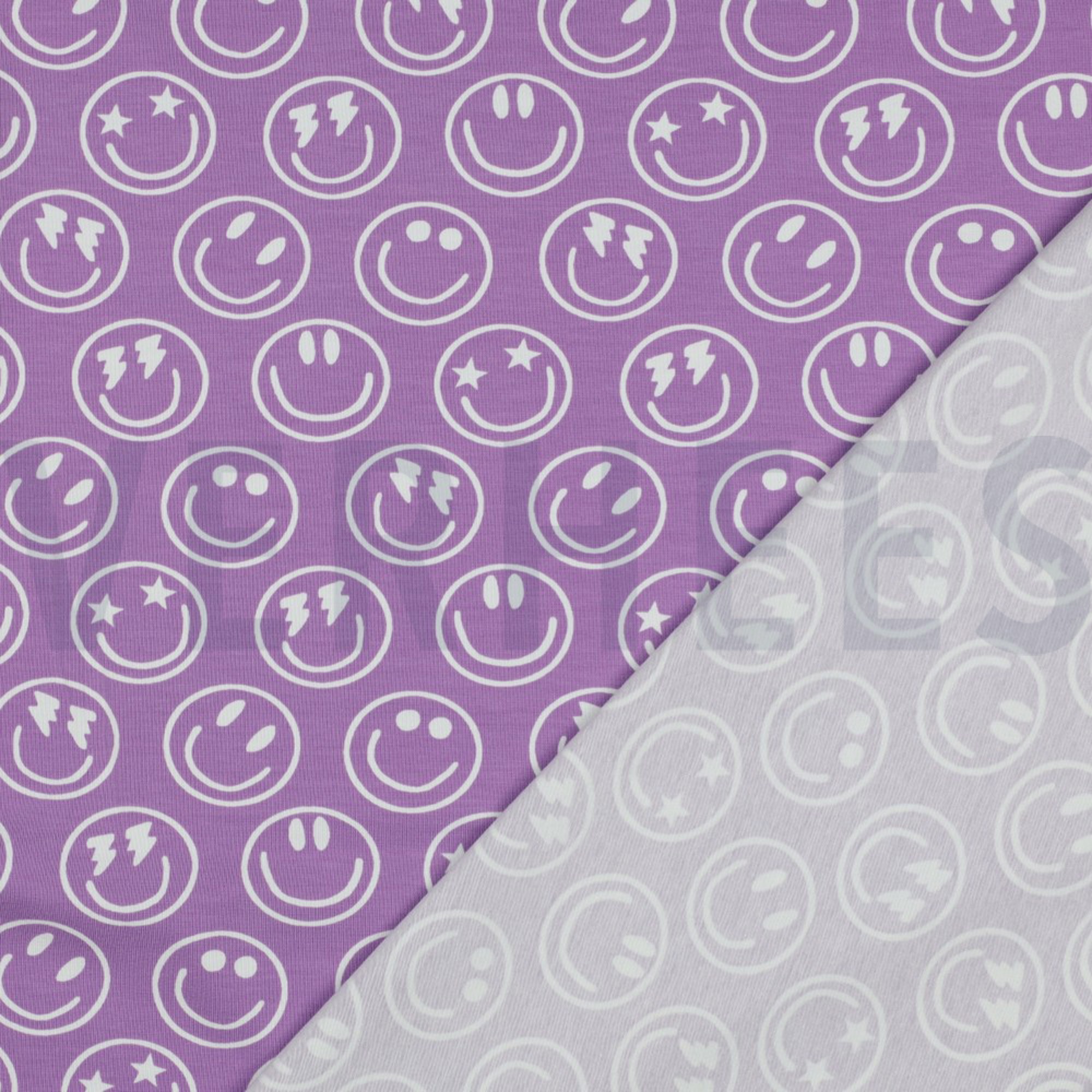 JERSEY HAPPY FACES LAVENDER (high resolution) #4