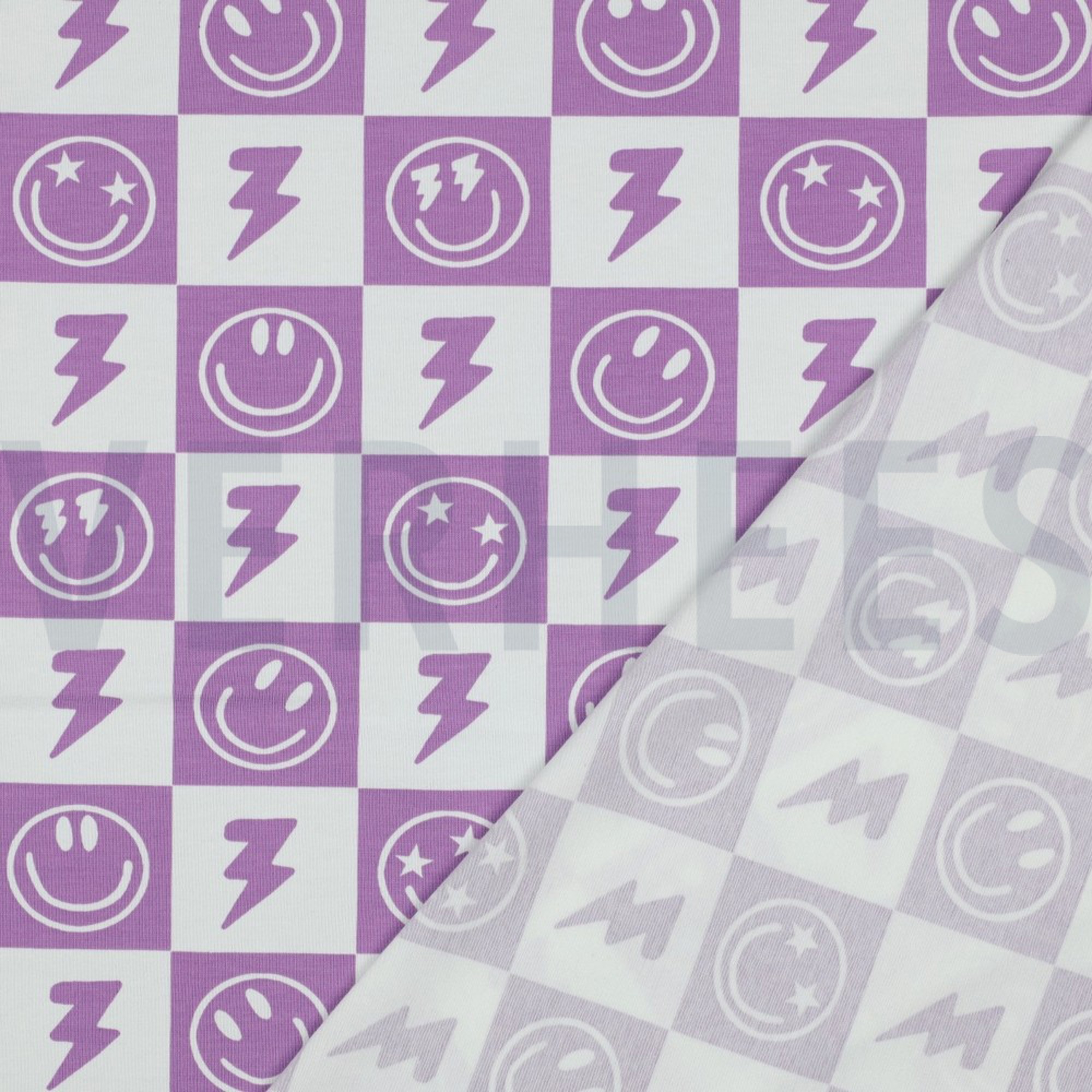 JERSEY HAPPY FACES LAVENDER (high resolution) #4