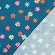 BABYCORD FOIL FLOWERS PETROL (thumbnail) #4