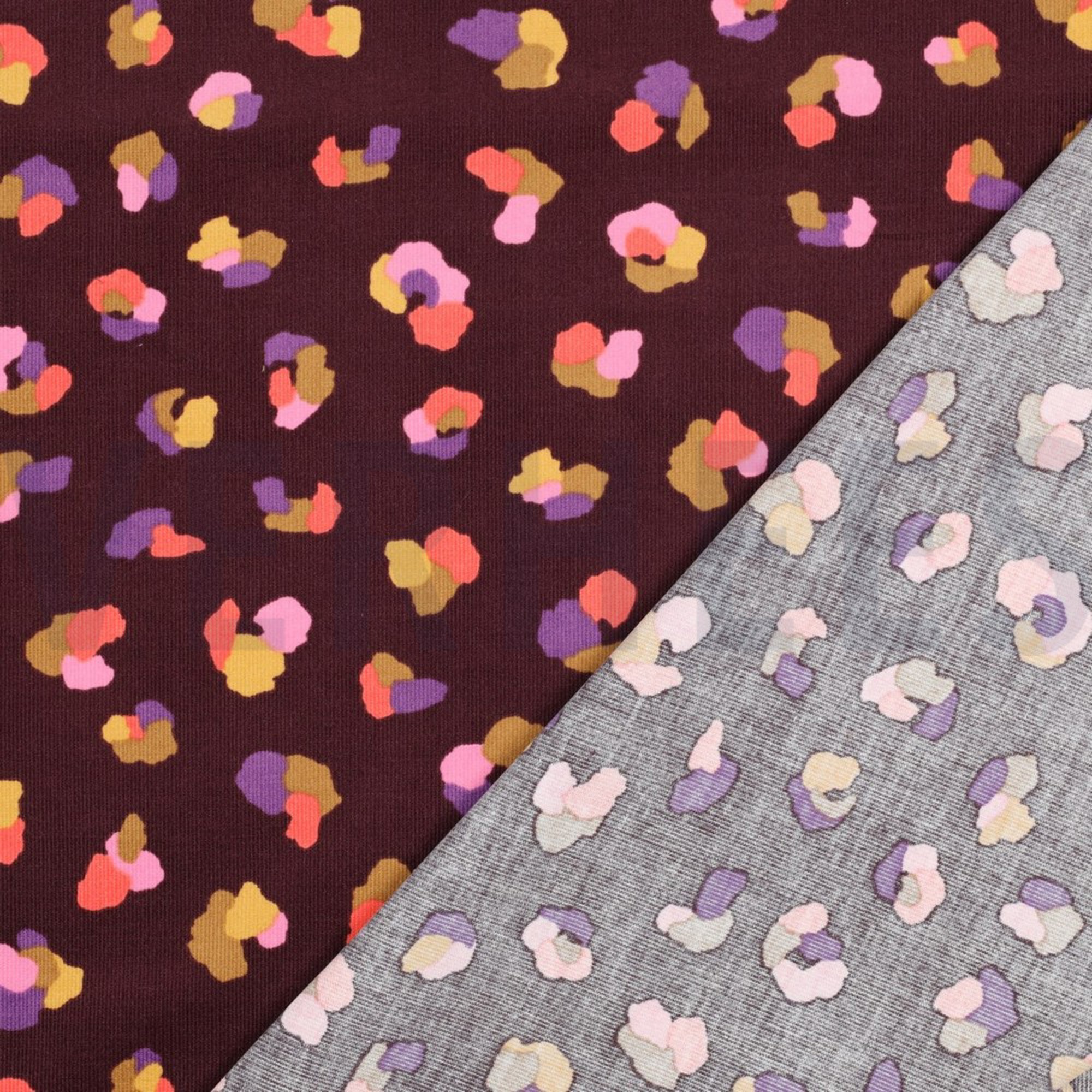 BABYCORD ANIMAL SKIN BORDEAUX (high resolution) #4
