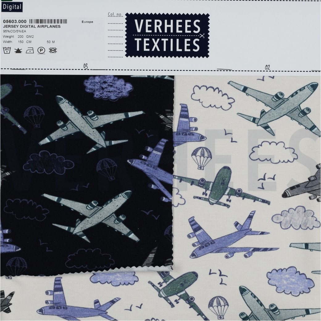 JERSEY DIGITAL AIRPLANES NAVY #4