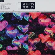 JERSEY DIGITAL NEON HEARTS NAVY / CORAL (thumbnail) #4