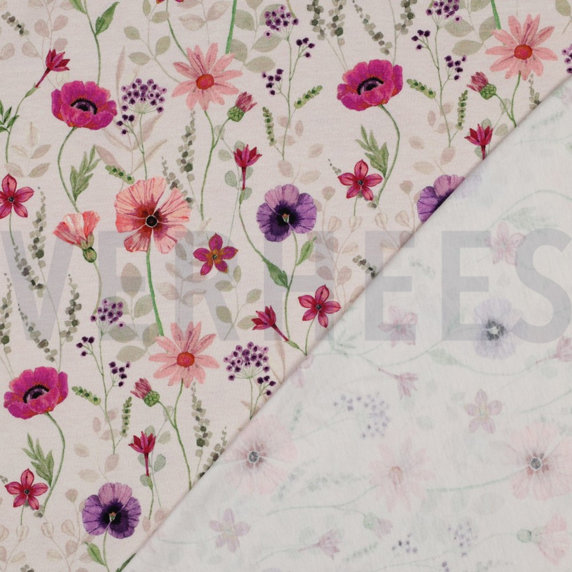 JERSEY DIGITAL FLOWERS OFF-WHITE (high resolution) #4
