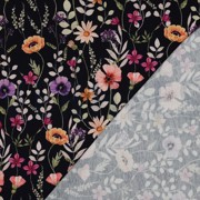 JERSEY DIGITAL FLOWERS NAVY (thumbnail) #4