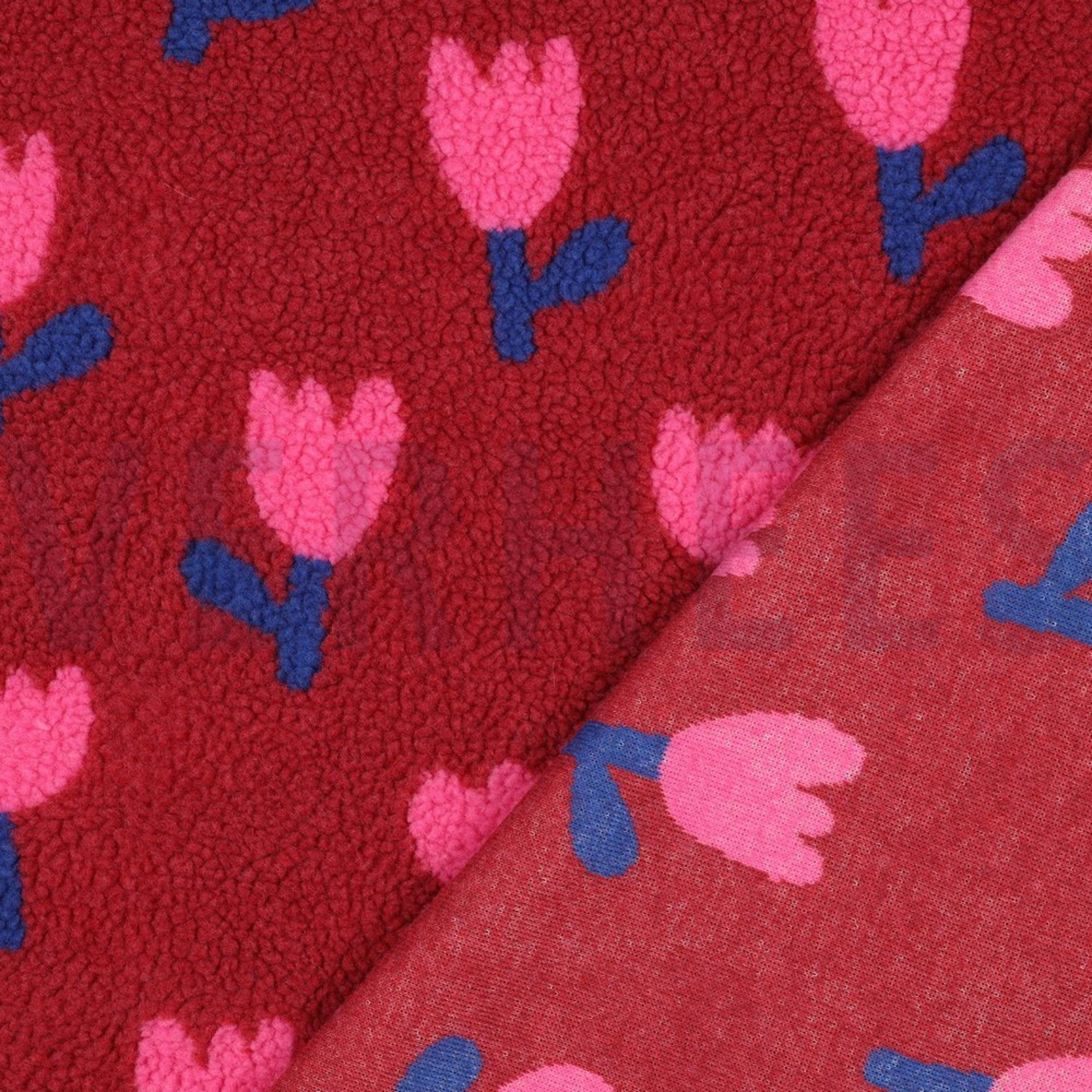 TEDDY FLOWERS DARK RED (high resolution) #4