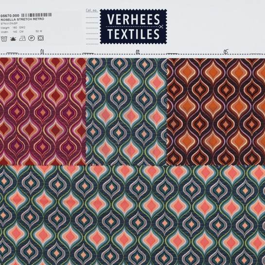 VISKOSE ROSELLA STRETCH RETRO MAUVE #7