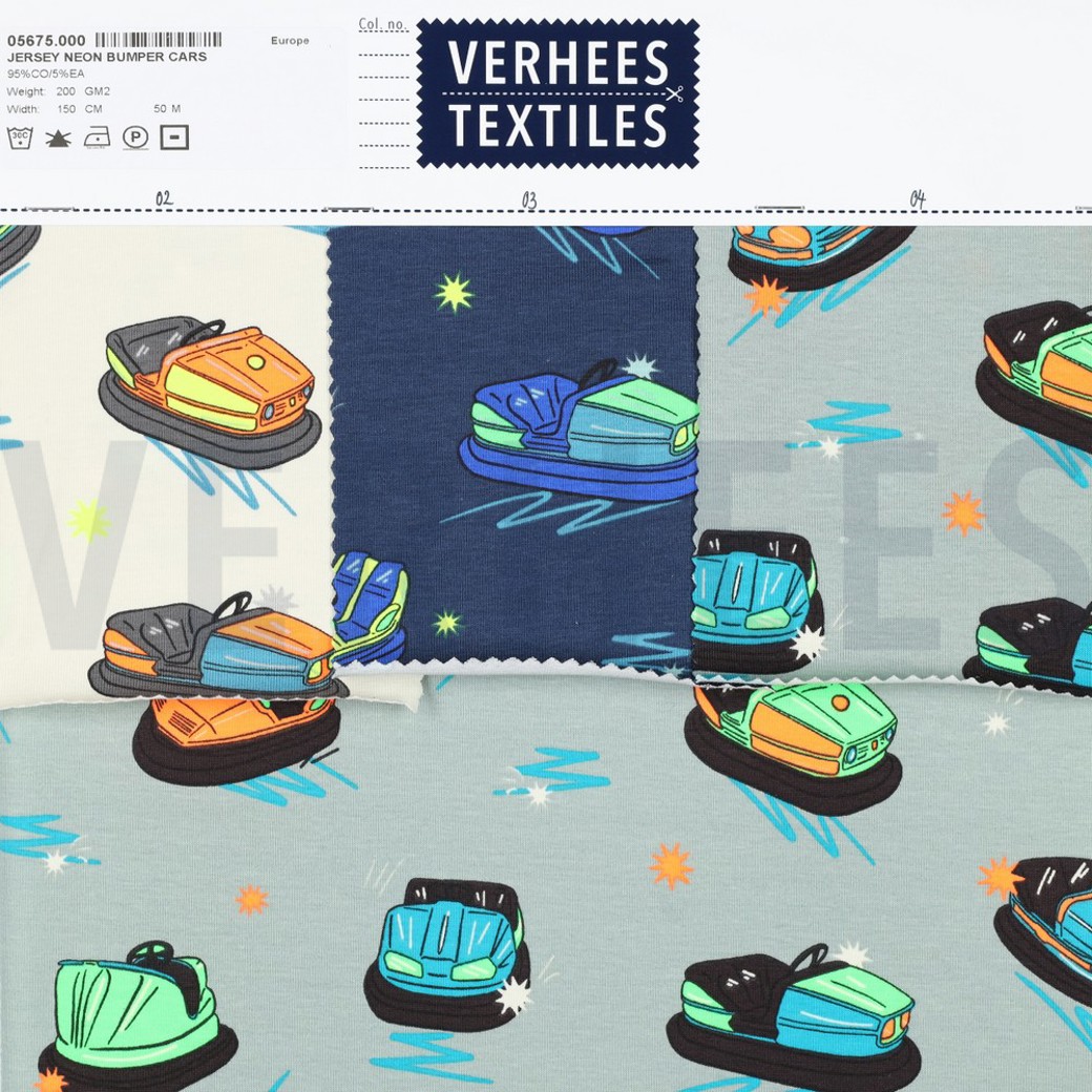JERSEY NEON BUMPER CARS SNOW #4