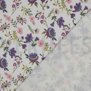 COTTON WAFFLE DIGITAL FLOWERS WHITE (thumbnail) #4
