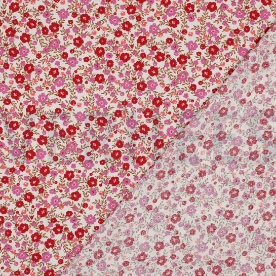 VISCOSE RADIANCE FLOWERS OFFWHITE #7