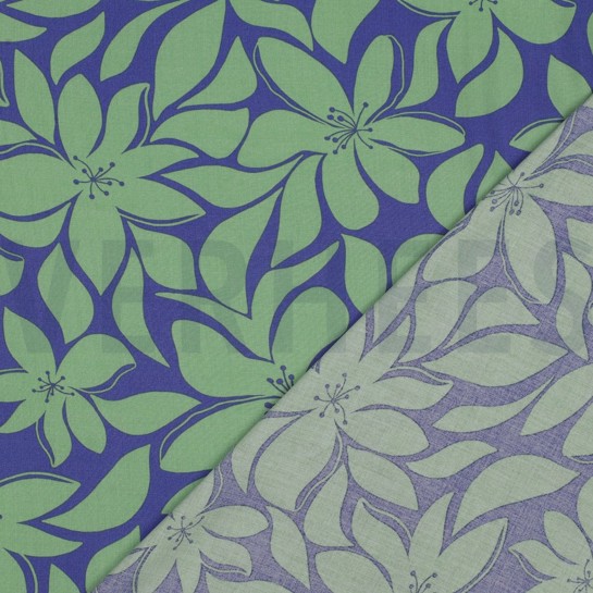 VISCOSE RADIANCE FLOWERS GREEN #7