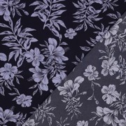 MAGNOLIA STRETCH TROPICAL FLOWERS NAVY (thumbnail) #4