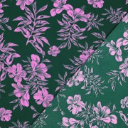 MAGNOLIA STRETCH TROPICAL FLOWERS DARK GREEN (thumbnail) #4