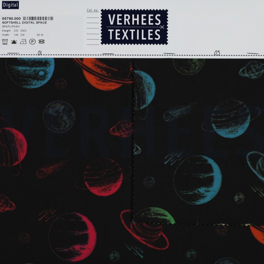 SOFTSHELL DIGITAL SPACE BLACK / PINK #7