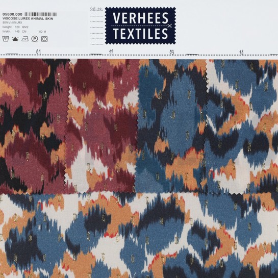 VISKOSE LUREX TIERHAUT SCHWARZ #7