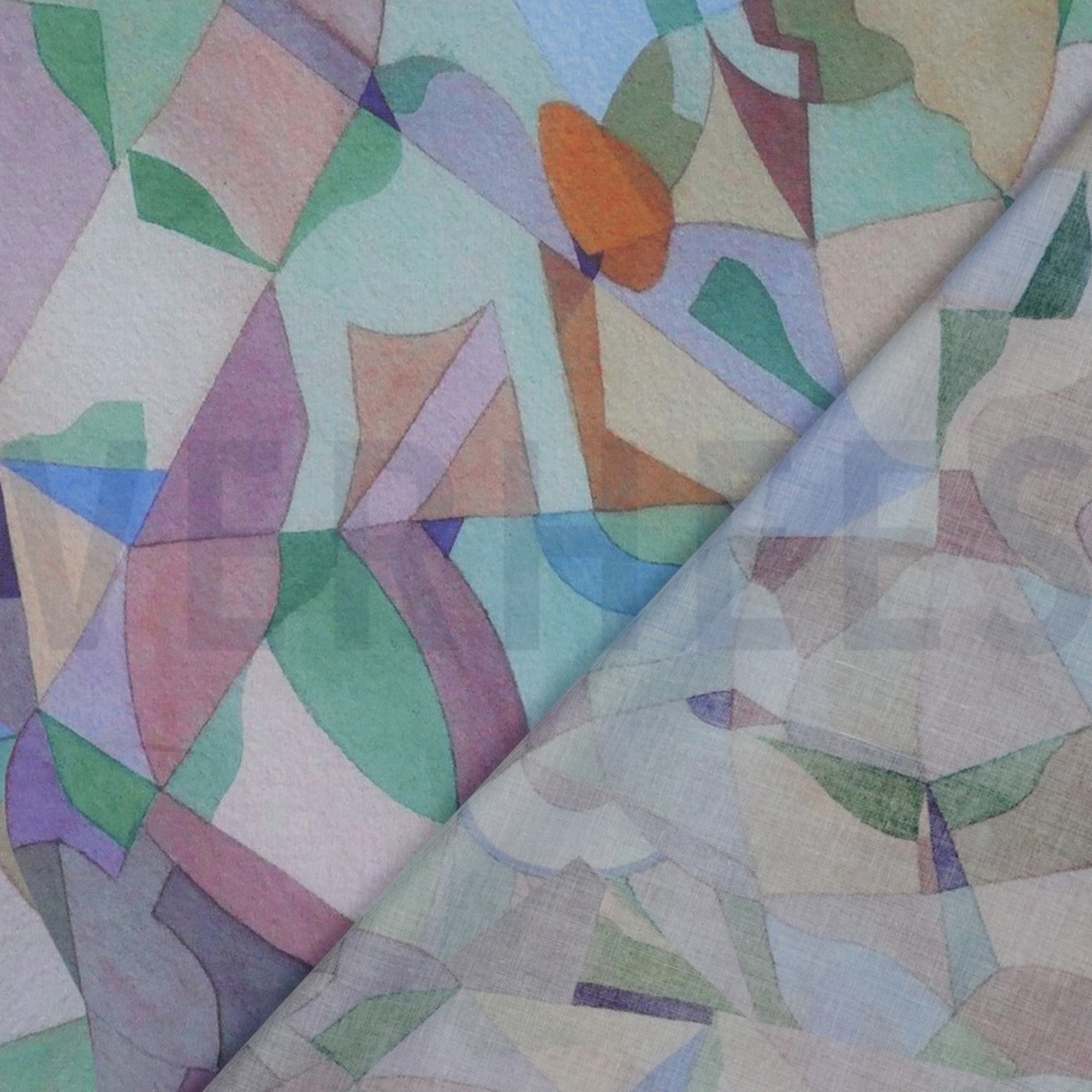 COTTON VOILE DIGITAL ABSTRACT MULTICOLOUR (high resolution) #4