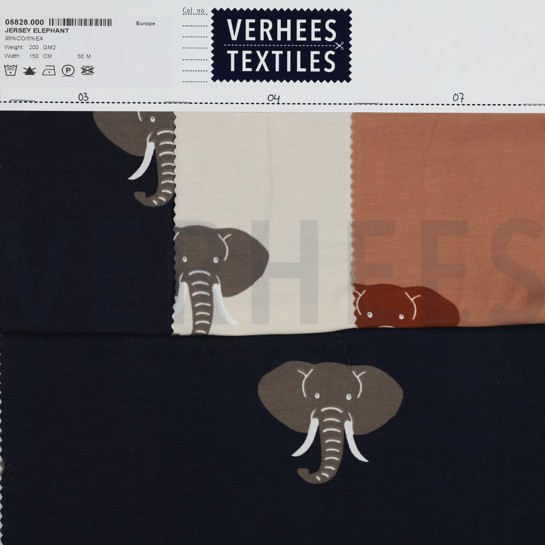 JERSEY ELEPHANTS NAVY #7