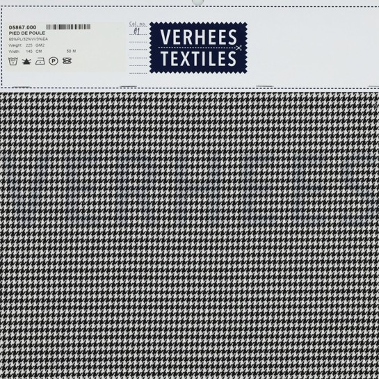 HAHNENTRITT SCHWARZ-WEISS #7