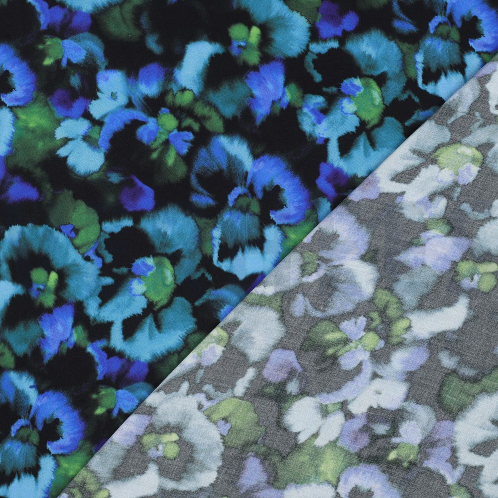 LENZING™ ECOVERO™ DIGITAL FLOWERS BLUE (high resolution) #4