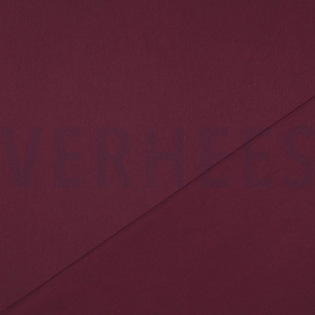 COTTON SATIN SPANDEX AUBERGINE #4