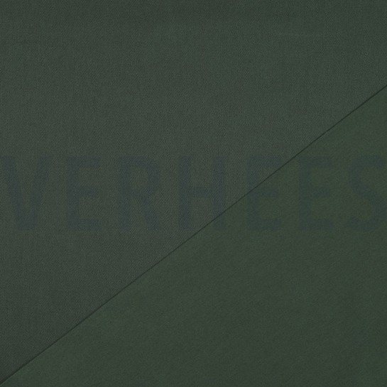 KATOEN SATIJN STRETCH DONKERGROEN #7