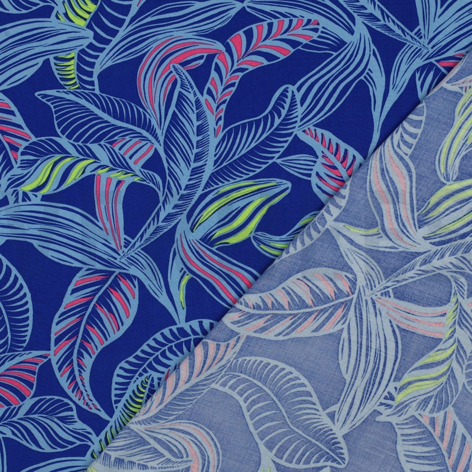 LENZING™ ECOVERO™ LEAVES COBALT (high resolution) #4