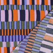 COTTON VISCOSE STRIPES PURPLE (thumbnail) #4