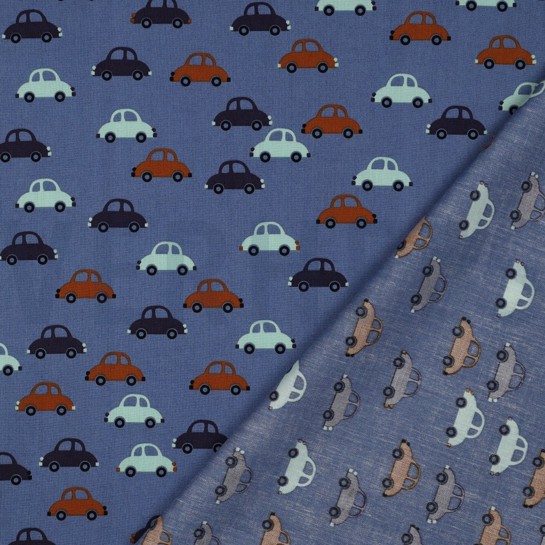 FINE POPLIN CARS JEANS #7