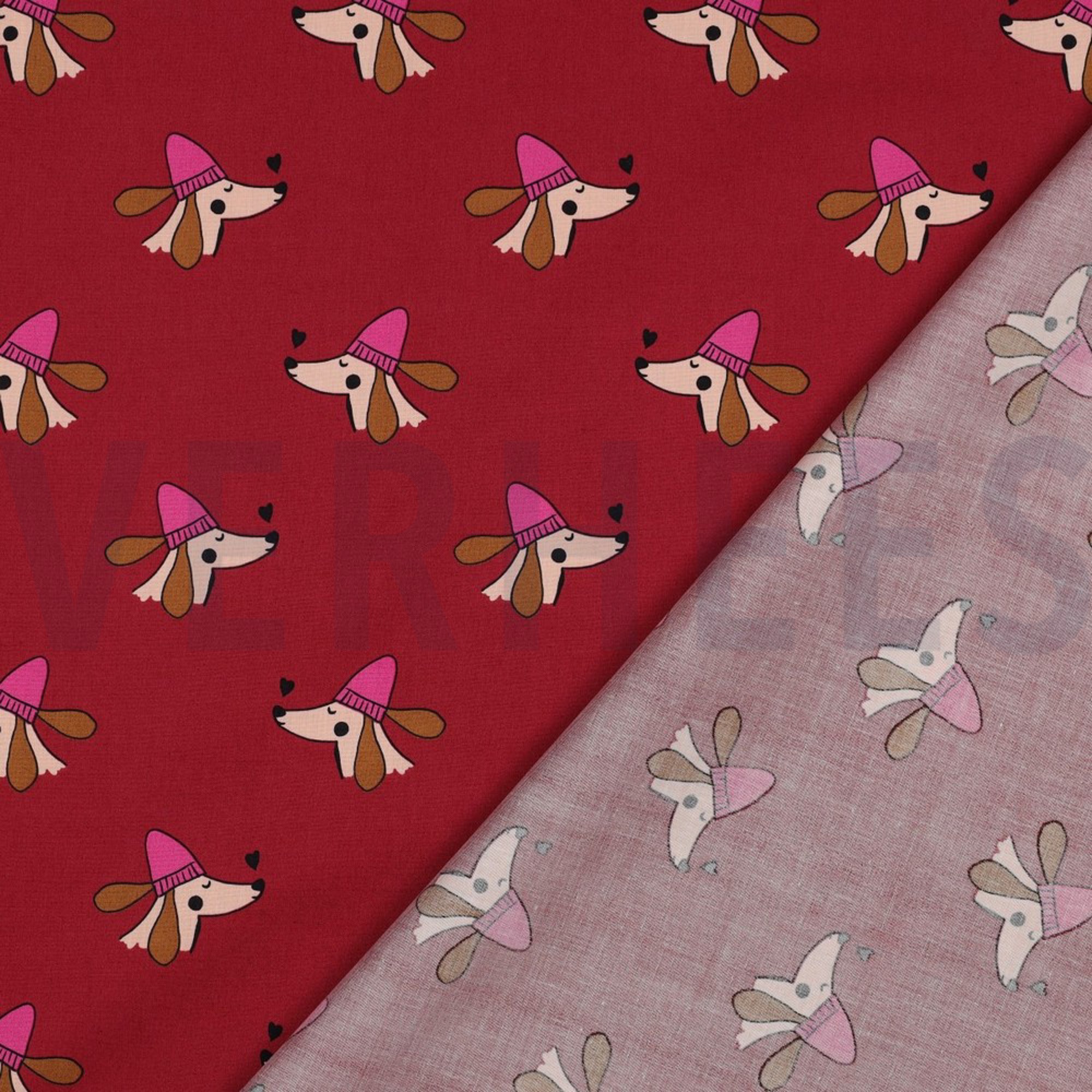 FINE POPLIN DOGS BORDEAUX (high resolution) #4