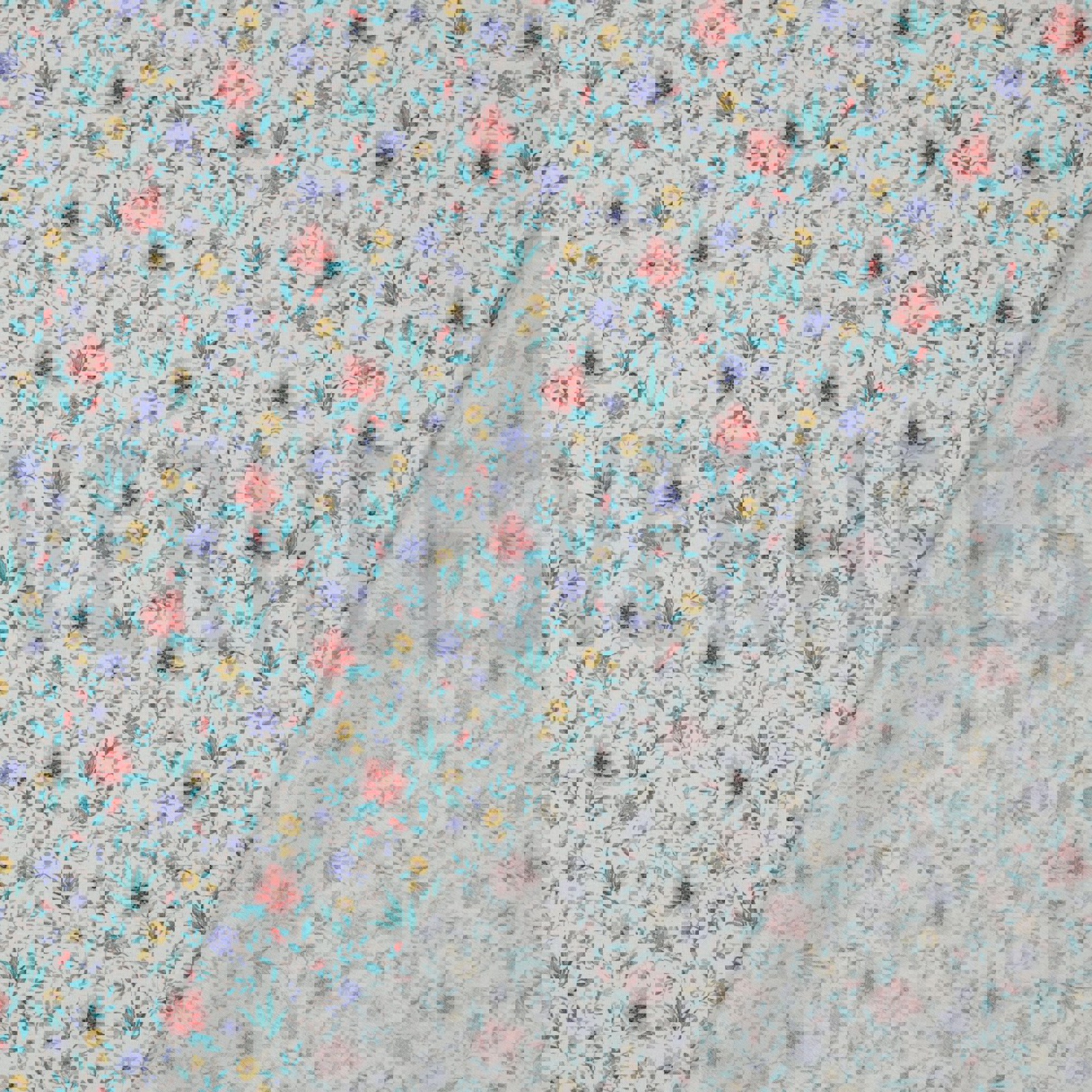 FINE POPLIN DIGITAL FLOWERS OFF-WHITE (high resolution) #4