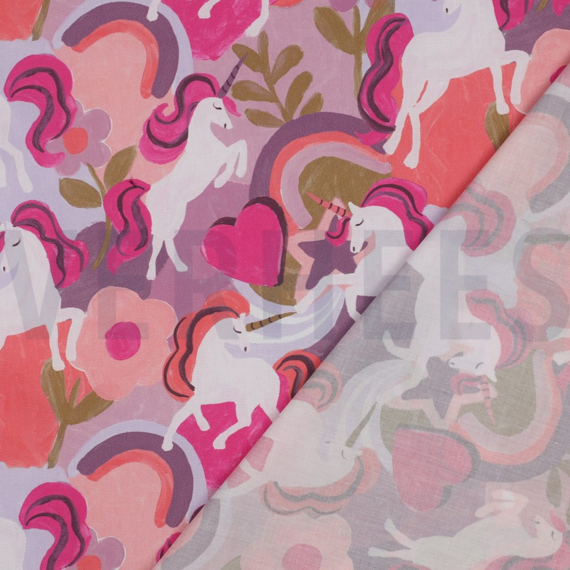 FINE POPLIN DIGITAL UNICORNS MAUVE (high resolution) #4