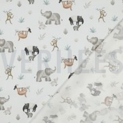 FINE POPLIN DIGITAL SAFARI ANIMALS OFF-WHITE (thumbnail) #4