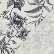 LINEN VISCOSE FLOWERS NAVY (thumbnail) #4