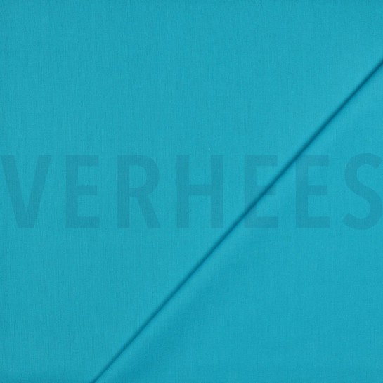 BAUMWOLLE POPELINE HELLTÜRKIS #7