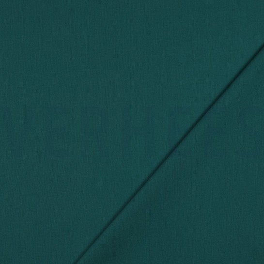 BAUMWOLLE POPELINE DUNKELCYAN #7