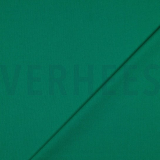 BAUMWOLLE POPELINE SMARAGDGRÜN #7
