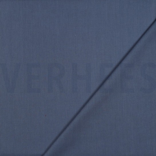 KATOEN POPLIN JEANSBLAUW #7