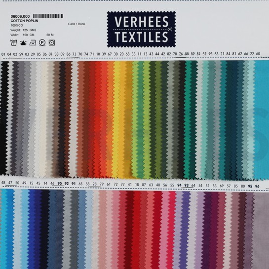 COTON POPLIN VERT OCÉAN #7