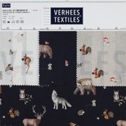 POPLIN DIGITAL FOREST ANIMALS WHITE (thumbnail) #4