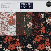 POPLIN WILD FLOWERS ARMY GREEN (thumbnail) #4