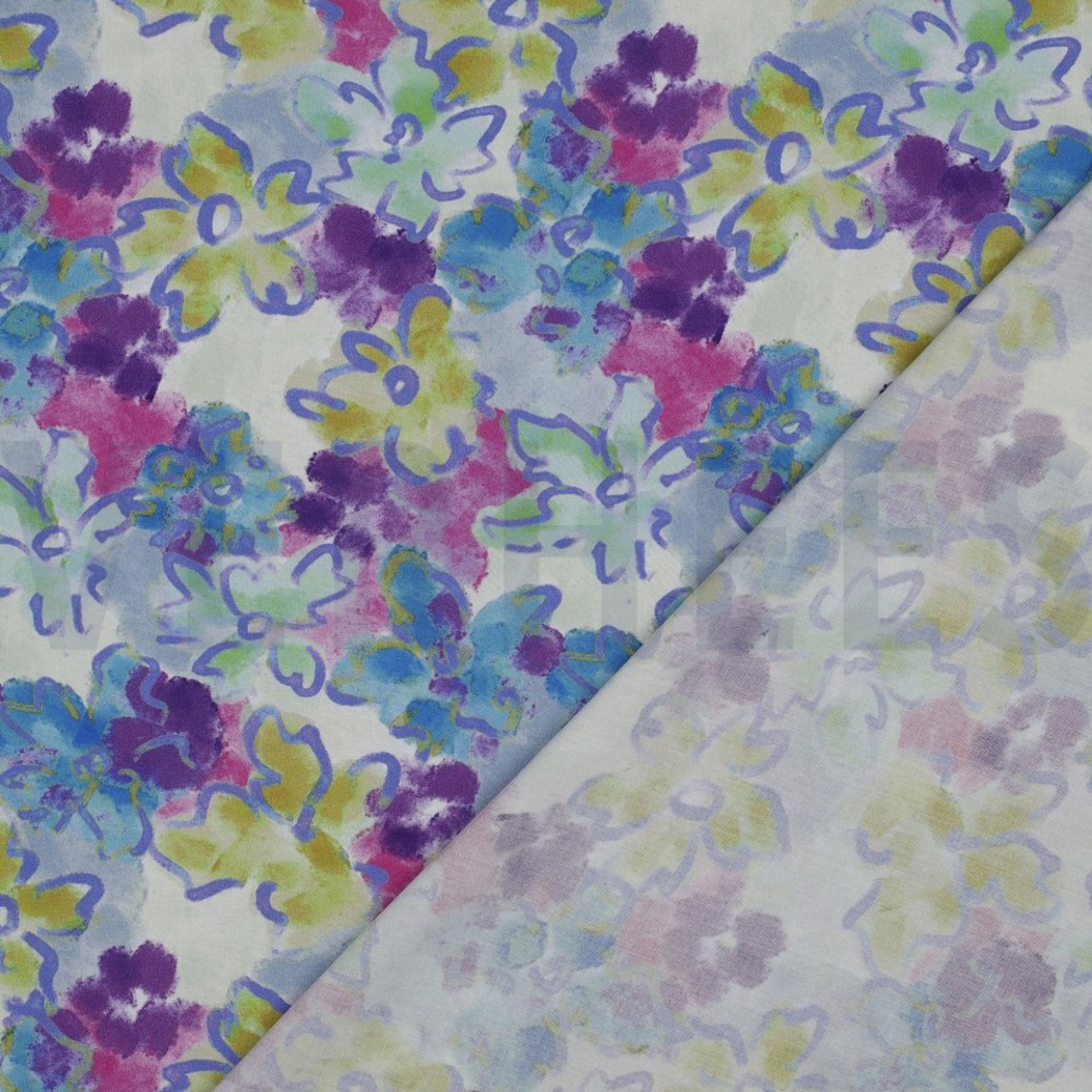 RADIANCE DIGITAL FLOWERS BLUE #4